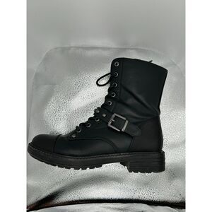 G BY GUESS GESLINA STUDDED COMBAT BOOTS Size 7.5